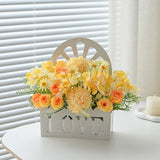 Artificial Sunflowers Wall Hanging Flowers Simulation Flower Basket Living Room - Multi-color - Size 1