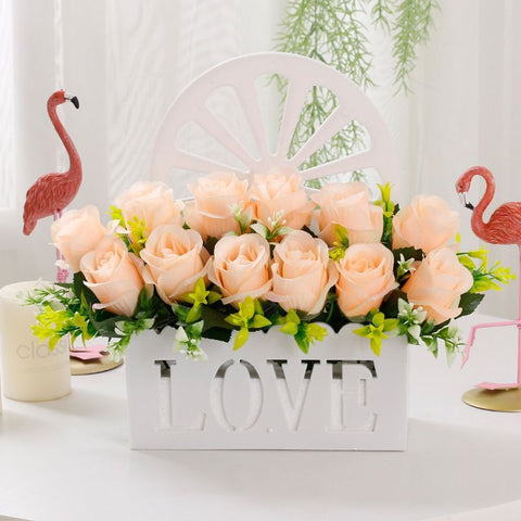 Artificial Sunflowers Wall Hanging Flowers Simulation Flower Basket Living Room - Multi-color - Size 11 In Australia - Darrahopens