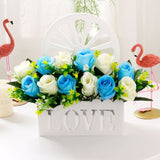 Artificial Sunflowers Wall Hanging Flowers Simulation Flower Basket Living Room - Multi-color - Size 23