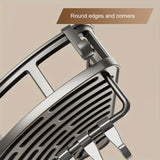 Gray Shower Caddy 3-Tier Corner Caddy Shower Hooks Bathroom Storage Rust-Resistant