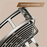 Gray Shower Caddy Corner Caddy 2-Tier Hooks Rod Bathroom Storage Shower Organizer