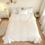 Flannel Sofa Blanket Office Blanket Living Room Throw Comfortable Blanket - Pink - Size S 70-100cm