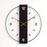 Black Gray Modern Wall Clock Silent Clock Minimalist Wall Clock Home Decor Australia