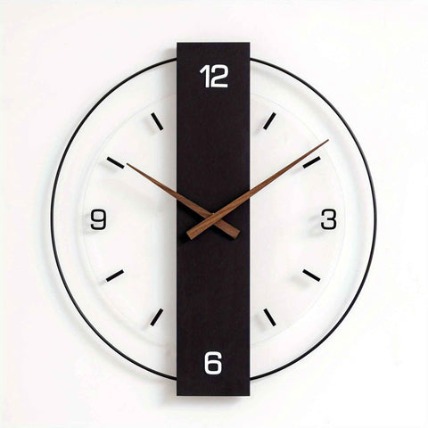 Black Gray Modern Wall Clock Silent Clock Minimalist Wall Clock Home Decor Australia
