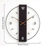 Black Gray Modern Wall Clock Silent Clock Minimalist Wall Clock Home Decor Australia