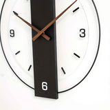 Black Gray Modern Wall Clock Silent Clock Minimalist Wall Clock Home Decor Australia