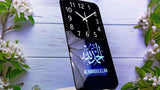 Black Silver Islamic Wall Clock Arabic Calligraphy Clock Decorative Clock Home Decor Islamic