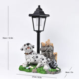 Resin Hummingbird Solar Lamp Outdoor Garden Sculpture Couple Hummingbird - Multi-color - Size 10 In Australia - Darrahopens