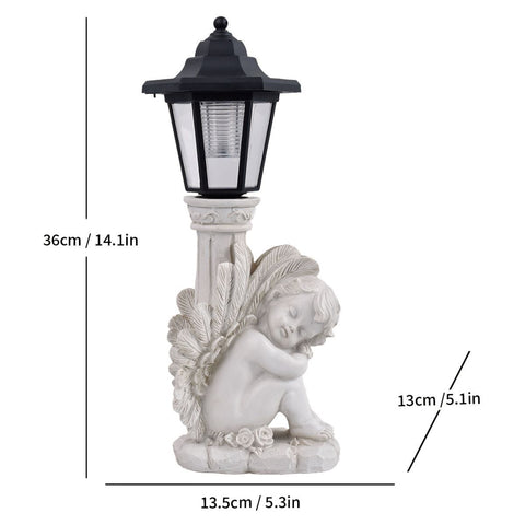 Resin Hummingbird Solar Lamp Outdoor Garden Sculpture Couple Hummingbird - Multi-color - Size 24 In Australia - Darrahopens