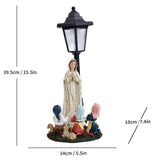 Resin Hummingbird Solar Lamp Outdoor Garden Sculpture Couple Hummingbird - Multi-color - Size 50 In Australia - Darrahopens