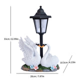 Resin Hummingbird Solar Lamp Outdoor Garden Sculpture Couple Hummingbird - Multi-color - Size 57