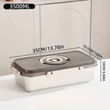 vacuum sealed food container, 3.5 litre airtight storage, meal prep container Australia, kitchen storage with pump, long-lasting food freshness, BPA-free clear container, leftover saver
