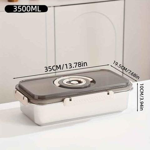 vacuum sealed food container, 3.5 litre airtight storage, meal prep container Australia, kitchen storage with pump, long-lasting food freshness, BPA-free clear container, leftover saver