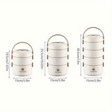3-layer lunch box, insulated lunch box, portable lunch box, food storage, kitchenware, Australia