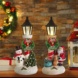 Christmas Lanterns Christmas Night Lights Holiday Decor Santa Night Lights - White - Size 1