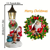 Christmas Lanterns Christmas Night Lights Holiday Decor Santa Night Lights - White - Size 2 In Australia - Darrahopens