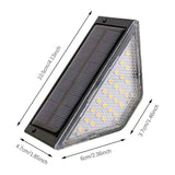 Black Solar-Powered Night Lights LED Night Lights 8-Pack Night Lights Garden Lighting
