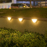 Black Solar-Powered Night Lights LED Night Lights 8-Pack Night Lights Garden Lighting