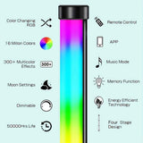 Black Silver 1.6m Floor Light Smart Voice-Controlled Light USB Powered Light Ambient Light