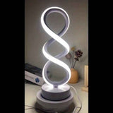 White Infinity-Shaped Night Light 2-Pack Night Light Ambient Lighting Modern Home