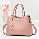 Single-Shoulder Handbag Cross-Body Handbag Pink Handbag Stylish Handbag Travel - Green - Size 27-13-19