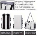 Travel Backpack Multi-Functional Backpack Convertible Backpack Shoe Compartment - Green - Size M