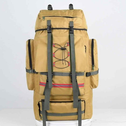 130L Backpack Outdoor Travel Backpack Camping Backpack For Adults Large - Green - Size M