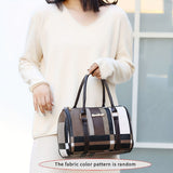 Women'S Bag Set Six Piece Bag Set Checkered Bag Large Capacity Bag Korean Style - Red - Size 30-27-13