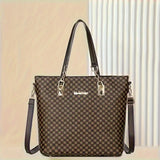 Women'S Handbag Set Large Capacity Tote Bag Shoulder Bag For Women Crossbody - Khaki - Size 35-13-28