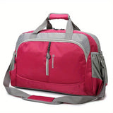 Travel Duffel Bag Multicolor Duffel Durable Travel Bag Spacious Duffel Bag - Black - Size L