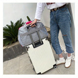 Travel Duffel Bag Multicolor Duffel Durable Travel Bag Spacious Duffel Bag - Rose - Size XL