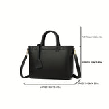 Women'S Tote Briefcase Commuting Bag Handheld Bag Cross-Body Bag Spacious Tote - Beige - Size 31-11-24