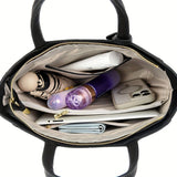 Women'S Tote Briefcase Commuting Bag Handheld Bag Cross-Body Bag Spacious Tote - Khaki - Size 31-11-24