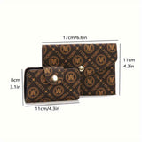 Women'S Handbag Set Monogram Handbag Three-Piece Handbag Set Australian Style - Khaki - Size 25-11-19