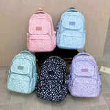 Ladata Backpack Stylish Ladies Backpack Middle School Backpack College Student - Pink - Size 45-30-17