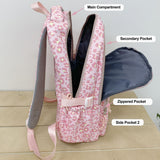 Ladata Backpack Stylish Ladies Backpack Middle School Backpack College Student - Purple - Size 45-30-17