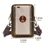 brown Brown Black Leather Cross Body Bag Genuine Leather Bag Travel Bag Daily Use Bag Stylish Bag