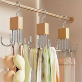 Gold Black rotating hanger, multi-hook hanger, home organisation, storage solution, high-quality hanger, Australian home, space-saving hanger, entryway organiser, wardrobe accessory, sturdy hanger