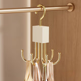 Gold Black rotating hanger, multi-hook hanger, home organisation, storage solution, high-quality hanger, Australian home, space-saving hanger, entryway organiser, wardrobe accessory, sturdy hanger
