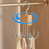 Gold Black rotating hanger, multi-hook hanger, home organisation, storage solution, high-quality hanger, Australian home, space-saving hanger, entryway organiser, wardrobe accessory, sturdy hanger