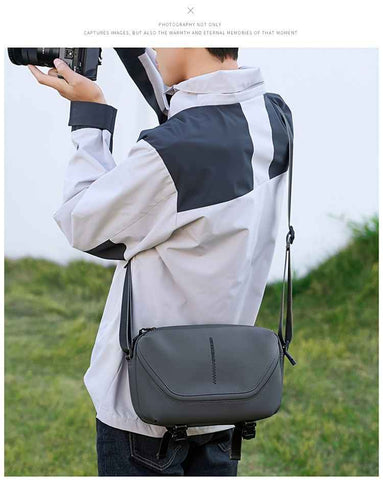 Gray Black Travel Crossbody Bag Camera Bag Photography Bag Travel Accessories High-Quality