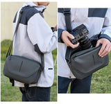 Gray Black Travel Crossbody Bag Camera Bag Photography Bag Travel Accessories High-Quality