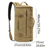 Yellow Black canvas travel backpack, durable travel backpack, spacious carry-on bag, stylish backpack Australia, travel bag for weekend getaway, organized backpack with pockets