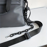 Black Trendy Cross-Body Backpack High-Quality Backpack Travel Backpack Daily Use