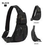 Black Cross-Body Sling Backpack Travel Backpack Grey Backpack Blue Backpack Black