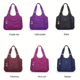 purplish red Brown Purple Travel Tote Bag Travel Accessories Spacious Tote Durable Bag Travel Bag