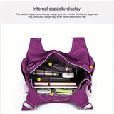 purplish red Brown Purple Travel Tote Bag Travel Accessories Spacious Tote Durable Bag Travel Bag