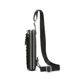 Black Brown Leather Cross-Body Bag Sling Bag Crocodile Pattern Bag Travel Bag Premium
