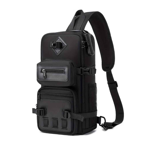 Black Burgundy Anti-Theft Backpack Waterproof Sling Bag Travel Backpack Australia Daypack For