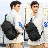 Black Burgundy Anti-Theft Backpack Waterproof Sling Bag Travel Backpack Australia Daypack For